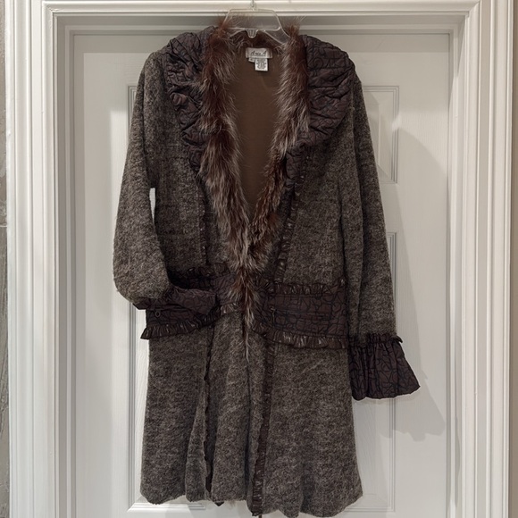 Anis A Wool Blend Long Sweater M - Picture 1 of 7